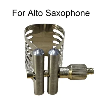 1 Gab. Saksofonu Ligatūra Izturīgs Metāla Klipša Aizdari, Par Alto Axophone Iemuti Ligatūra Klipus Instrumenti Sax Piederumi