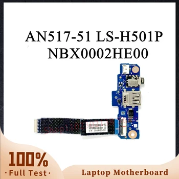 EH5VF LS-H501P NBX0002HE00 PAR Acer Nitro AN515-54 AN515-41 AN517-51 USB Audio Ligzda Valdes Kabeļu 100% Pilnu Darba Arī