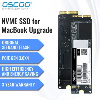 OSCOO SSD Cietā Diska 256 GB 512 GB Cietvielu Disks SSD disks 1 TB PCIe SSD Macbook Pro Klēpjdatoriem 2015
