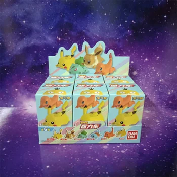 Pokemon Pikachu Pull Atpakaļ Auto Eevee Elf Anime Kolekciju Lelles, Rotaļlietas Rīcības Attēls Kolekcionējamus Modelis Bērniem Dāvanu 1GB Nejauši